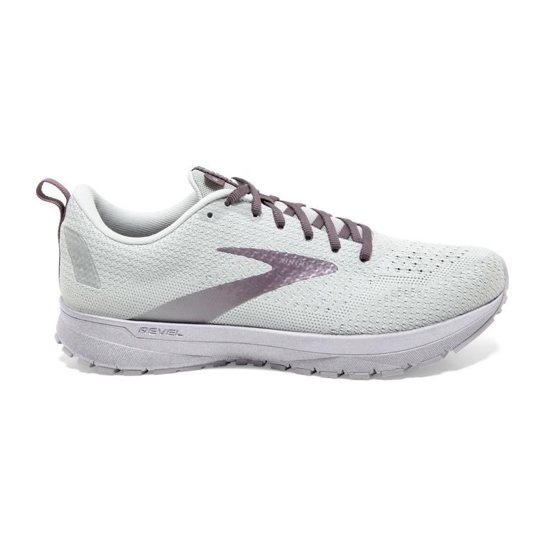 Brooks Revel 4 Women's Road Running Shoes - Oyster/Lilac/Moonscape (02567-TJES)